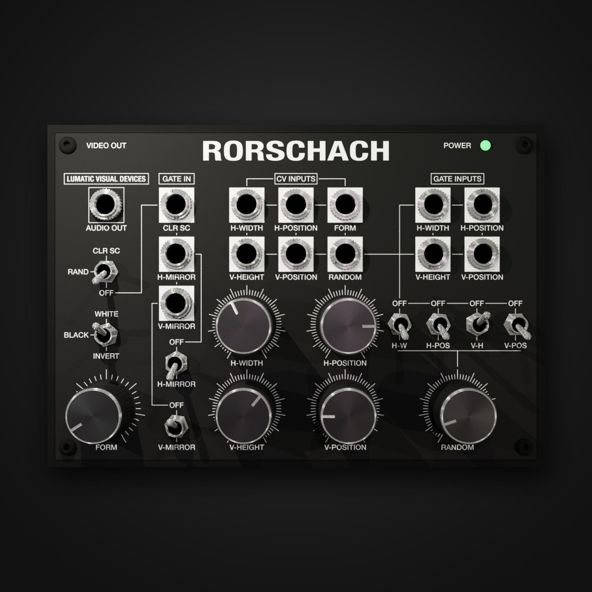 Rorschach Video Synthesizer – Prebuilt or DIY Kit | Lumatic