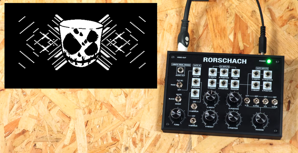 Load video: DivKid's video review of the Rorschach video synthesizer
