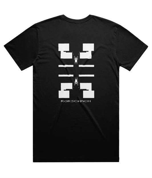 Lumatic Visual Devices Rorschach graphic T-shirt back print - Rear