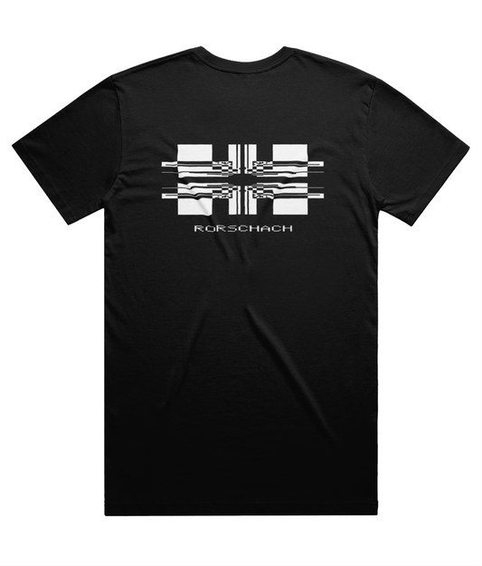 Lumatic Visual Devices Small Rorschach graphic T-shirt back print - Rear