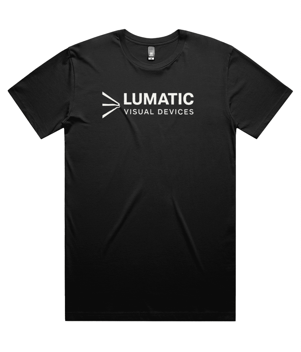 Lumatic Visual Devices Rorschach graphic T-shirt back print - Front