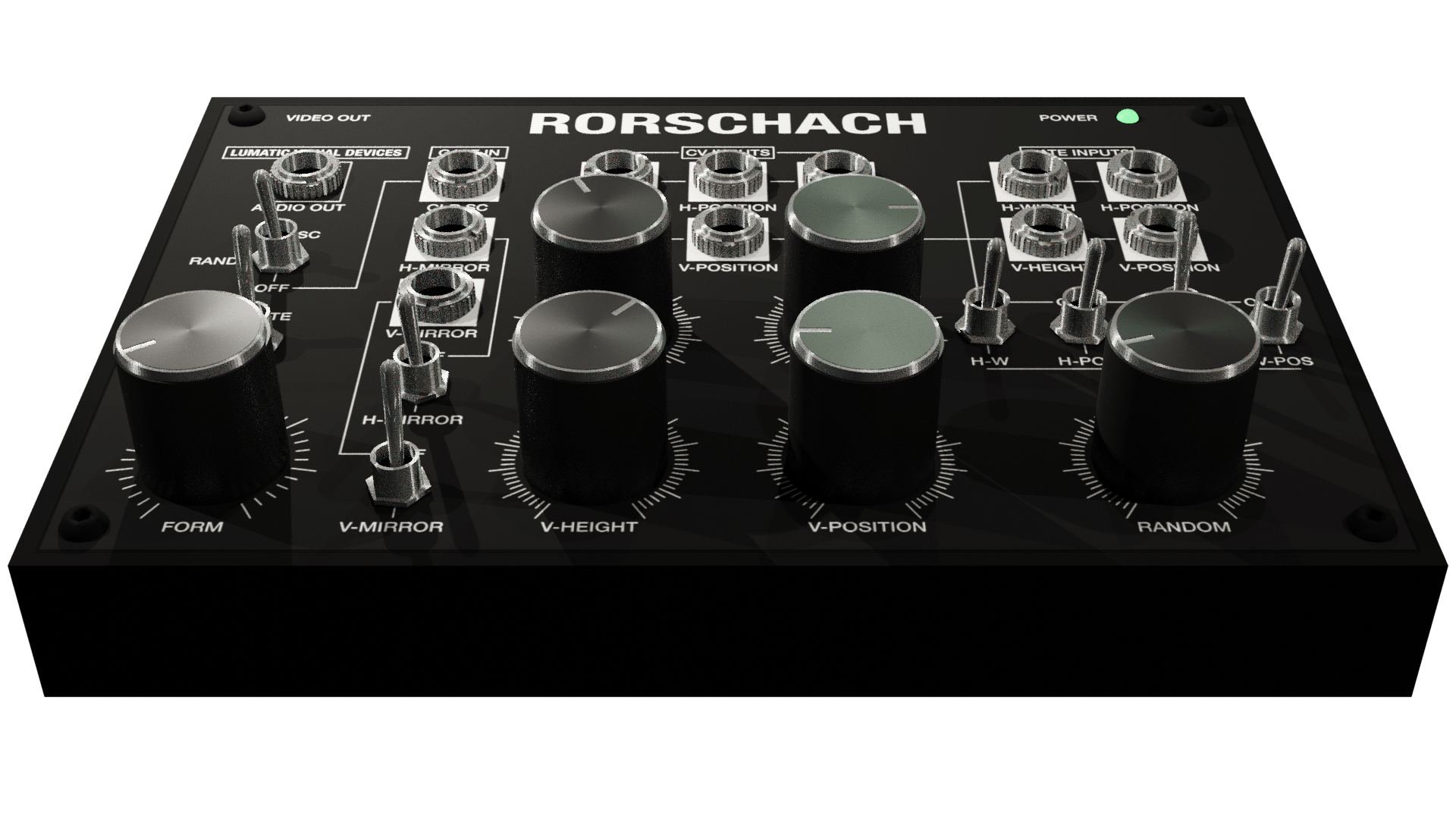 Rorschach – Analog Video Synthesizer Hardware – Lumatic Visual Devices