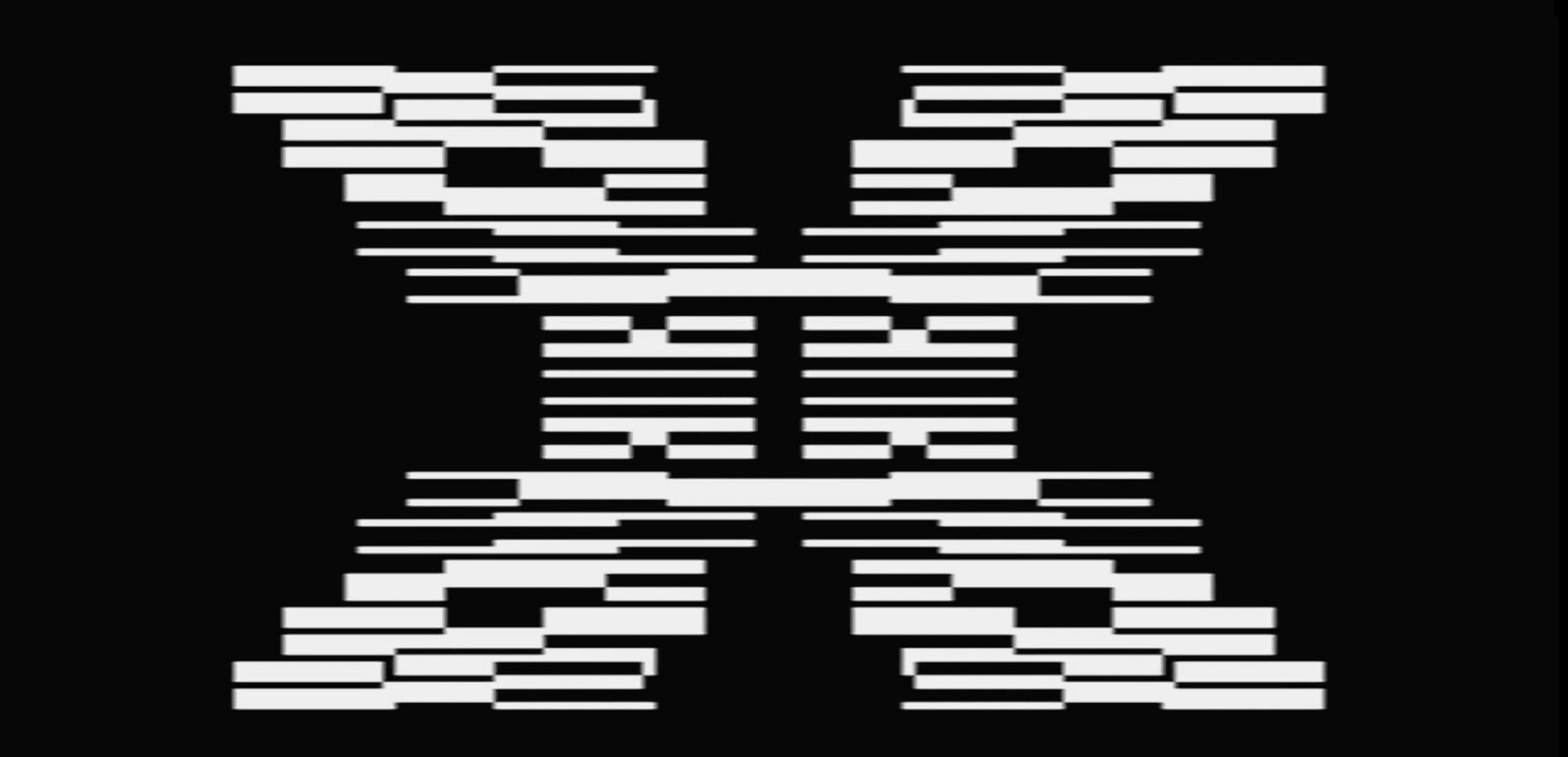 Experimental video synthesis pattern generated by Rorschach hardware
